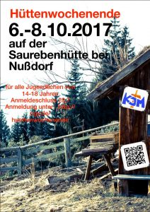 Hüttenwochenende der KJM @ Saurebenhütte bei Nußdorf